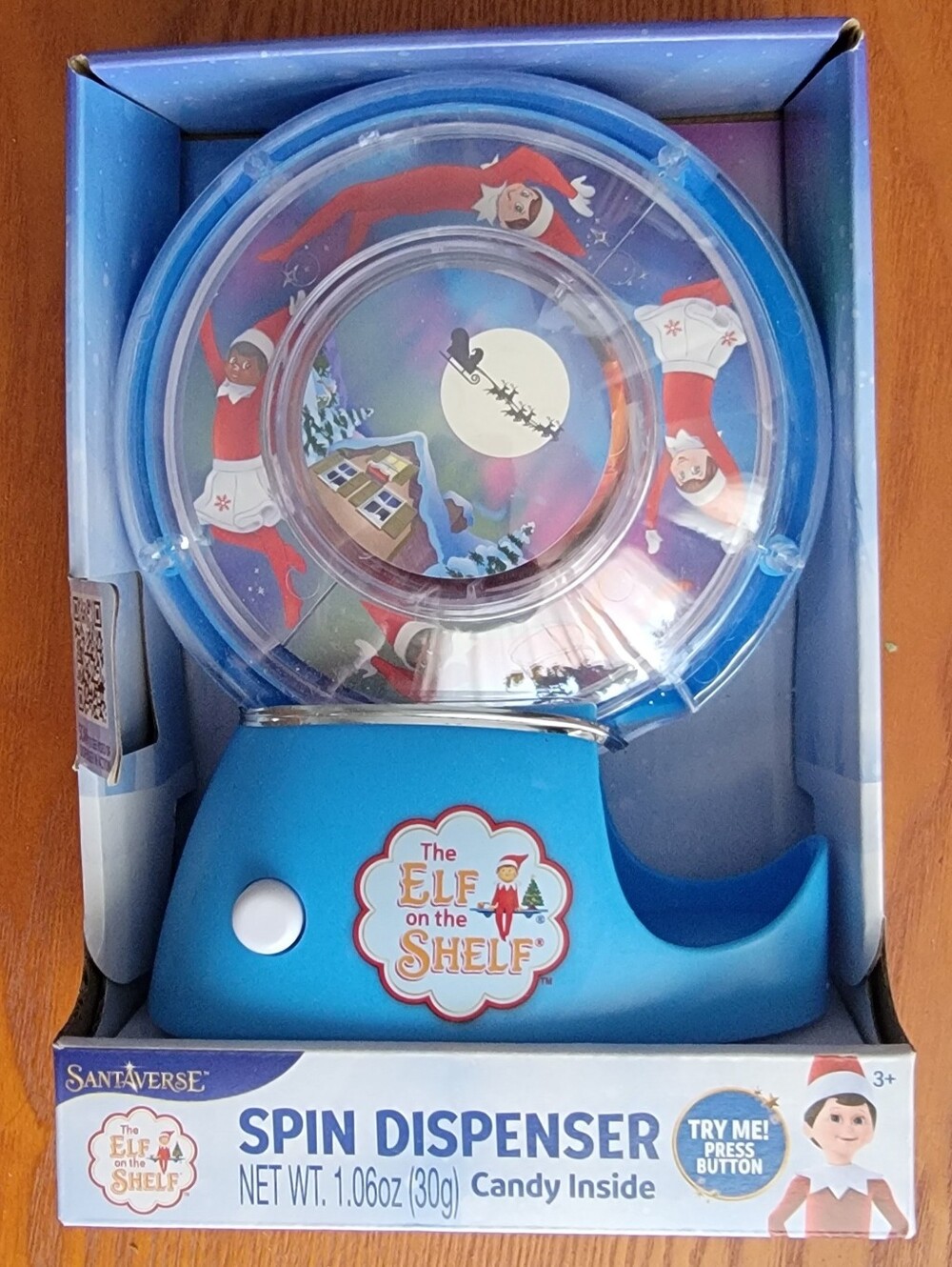 Elf on the Shelf Santaverse Spin Candy Dispenser NEW Christmas